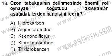 Sanayide Enerji Ekonomisi Dersi 2014 - 2015 Yılı (Final) Dönem Sonu Sınavı 13. Soru