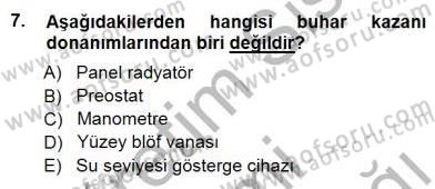 Sanayide Enerji Ekonomisi Dersi 2014 - 2015 Yılı (Final) Dönem Sonu Sınav Soruları 7. Soru