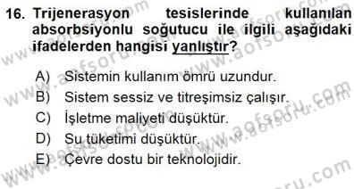 Sanayide Enerji Ekonomisi Dersi 2015 - 2016 Yılı (Final) Dönem Sonu Sınav Soruları 16. Soru