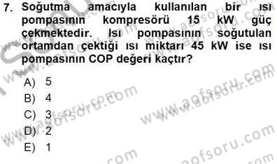 Sanayide Enerji Ekonomisi Dersi 2015 - 2016 Yılı (Final) Dönem Sonu Sınav Soruları 7. Soru