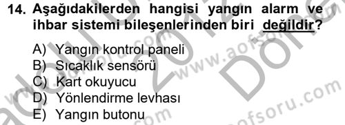 Isıtma Havalandırma ve Klima Sistemlerinde Enerji Ekonomisi Dersi 2012 - 2013 Yılı (Final) Dönem Sonu Sınavı 14. Soru