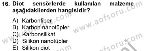 Isıtma Havalandırma ve Klima Sistemlerinde Enerji Ekonomisi Dersi 2012 - 2013 Yılı (Final) Dönem Sonu Sınavı 16. Soru