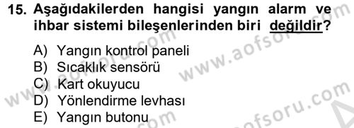 Isıtma Havalandırma ve Klima Sistemlerinde Enerji Ekonomisi Dersi 2013 - 2014 Yılı Tek Ders Sınav Soruları 15. Soru