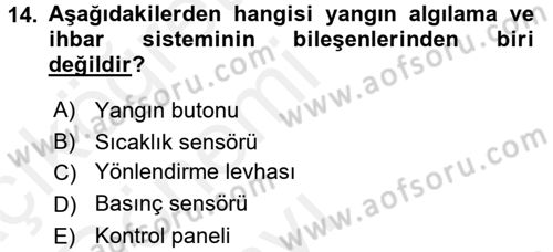 Isıtma Havalandırma ve Klima Sistemlerinde Enerji Ekonomisi Dersi 2015 - 2016 Yılı Tek Ders Sınav Soruları 14. Soru