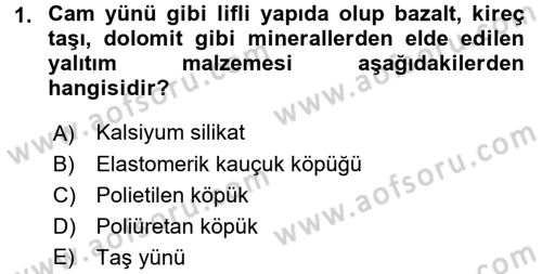 Isıtma Havalandırma ve Klima Sistemlerinde Enerji Ekonomisi Dersi 2017 - 2018 Yılı (Final) Dönem Sonu Sınav Soruları 1. Soru