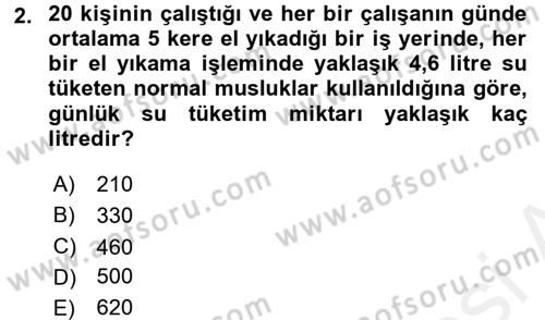 Isıtma Havalandırma ve Klima Sistemlerinde Enerji Ekonomisi Dersi 2017 - 2018 Yılı (Final) Dönem Sonu Sınav Soruları 2. Soru