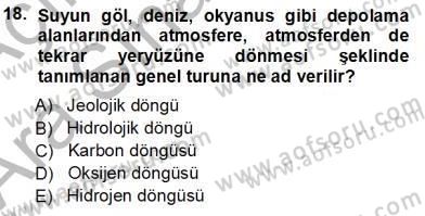 Elektrik Enerjisi Üretimi Dersi 2012 - 2013 Yılı (Vize) Ara Sınav Soruları 18. Soru
