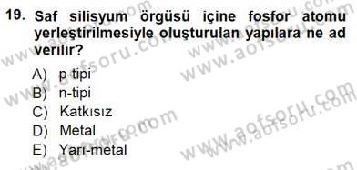 Elektrik Enerjisi Üretimi Dersi 2012 - 2013 Yılı (Final) Dönem Sonu Sınav Soruları 19. Soru