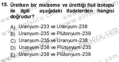 Elektrik Enerjisi Üretimi Dersi 2013 - 2014 Yılı (Vize) Ara Sınav Soruları 15. Soru