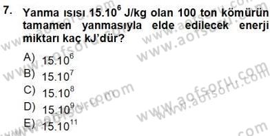Elektrik Enerjisi Üretimi Dersi 2013 - 2014 Yılı (Vize) Ara Sınav Soruları 7. Soru