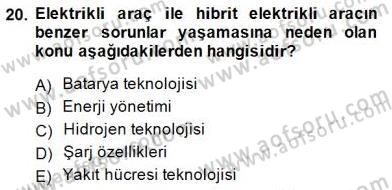 Elektrik Enerjisi Üretimi Dersi 2013 - 2014 Yılı (Final) Dönem Sonu Sınav Soruları 20. Soru