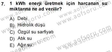 Elektrik Enerjisi Üretimi Dersi 2013 - 2014 Yılı (Final) Dönem Sonu Sınav Soruları 7. Soru