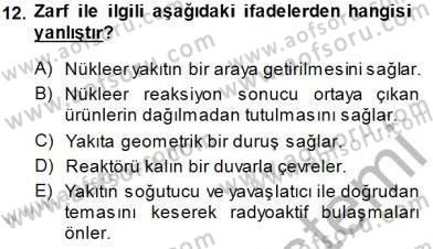 Elektrik Enerjisi Üretimi Dersi 2014 - 2015 Yılı (Vize) Ara Sınav Soruları 12. Soru