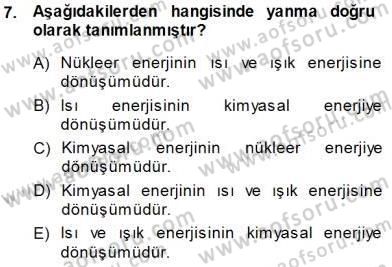 Elektrik Enerjisi Üretimi Dersi 2014 - 2015 Yılı (Vize) Ara Sınav Soruları 7. Soru