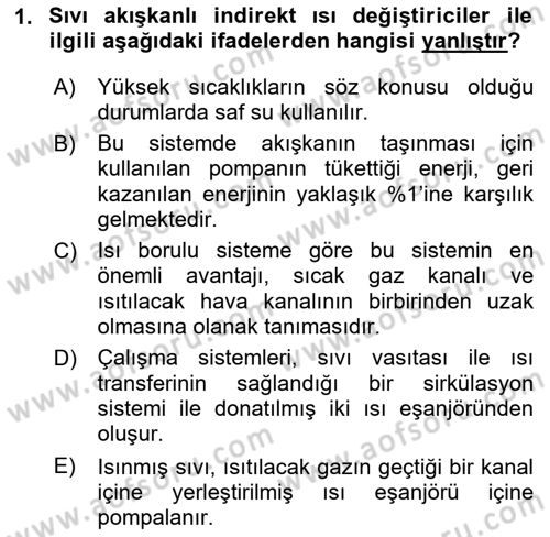 Enerji Ekonomisi Dersi 2020 - 2021 Yılı Yaz Okulu Sınav Soruları 1. Soru
