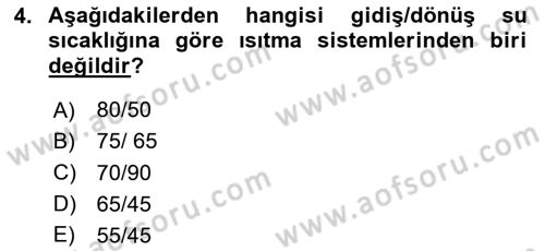 Enerji Ekonomisi Dersi 2020 - 2021 Yılı Yaz Okulu Sınav Soruları 4. Soru