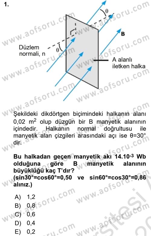 Elektrik Enerjisi Üretimi, İletimi Ve Dağıtımı Dersi 2019 - 2020 Yılı (Vize) Ara Sınav Soruları 1. Soru