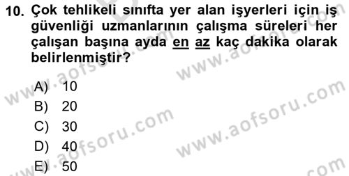 Emlak Yönetimi Dersi 2024 - 2025 Yılı (Final) Dönem Sonu Sınav Soruları 10. Soru