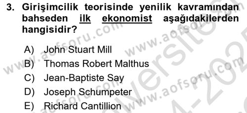 Emlak Yönetimi Dersi 2024 - 2025 Yılı Yaz Okulu Sınav Soruları 3. Soru