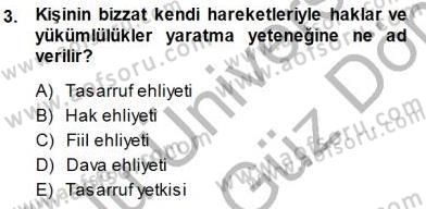 Konut Yapı Kooperatifçiliği Dersi 2013 - 2014 Yılı (Final) Dönem Sonu Sınav Soruları 3. Soru