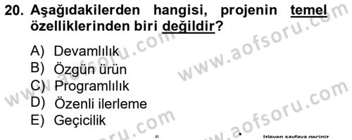 Bina ve Site Yöneticiliği Dersi 2012 - 2013 Yılı (Vize) Ara Sınav Soruları 20. Soru