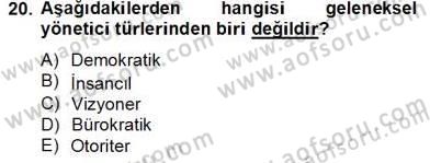 Bina ve Site Yöneticiliği Dersi 2012 - 2013 Yılı (Final) Dönem Sonu Sınav Soruları 20. Soru