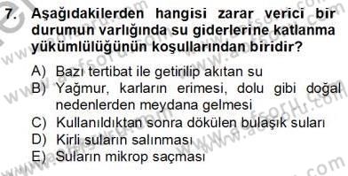 Bina ve Site Yöneticiliği Dersi 2012 - 2013 Yılı (Final) Dönem Sonu Sınavı 7. Soru