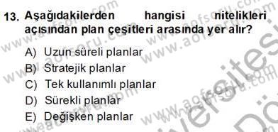 Bina ve Site Yöneticiliği Dersi 2013 - 2014 Yılı (Final) Dönem Sonu Sınav Soruları 13. Soru