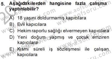 Bina ve Site Yöneticiliği Dersi 2013 - 2014 Yılı (Final) Dönem Sonu Sınav Soruları 5. Soru