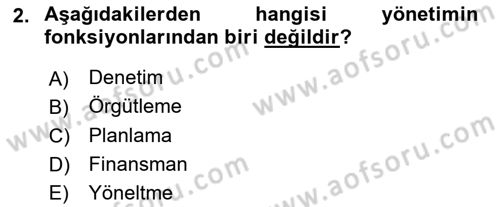 Bina ve Site Yöneticiliği Dersi 2015 - 2016 Yılı (Vize) Ara Sınav Soruları 2. Soru