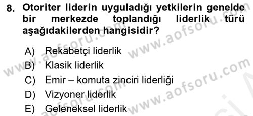 Bina ve Site Yöneticiliği Dersi 2017 - 2018 Yılı (Final) Dönem Sonu Sınav Soruları 8. Soru