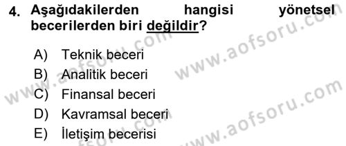 Bina ve Site Yöneticiliği Dersi 2018 - 2019 Yılı (Vize) Ara Sınav Soruları 4. Soru