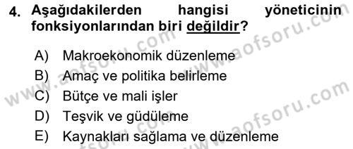 Bina ve Site Yöneticiliği Dersi 2018 - 2019 Yılı (Final) Dönem Sonu Sınav Soruları 4. Soru