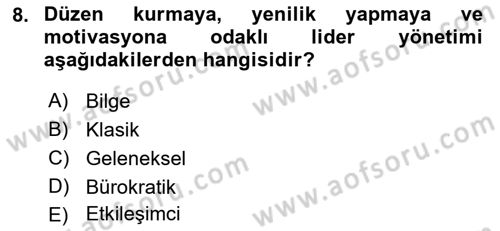 Bina ve Site Yöneticiliği Dersi 2021 - 2022 Yılı (Final) Dönem Sonu Sınav Soruları 8. Soru