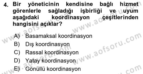 Bina ve Site Yöneticiliği Dersi 2021 - 2022 Yılı Yaz Okulu Sınav Soruları 4. Soru
