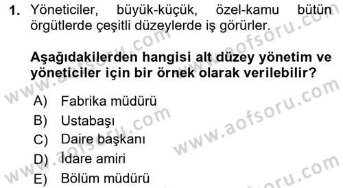 Bina ve Site Yöneticiliği Dersi 2022 - 2023 Yılı Yaz Okulu Sınav Soruları 1. Soru