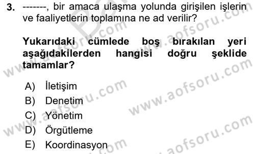 Bina ve Site Yöneticiliği Dersi 2023 - 2024 Yılı (Final) Dönem Sonu Sınav Soruları 3. Soru