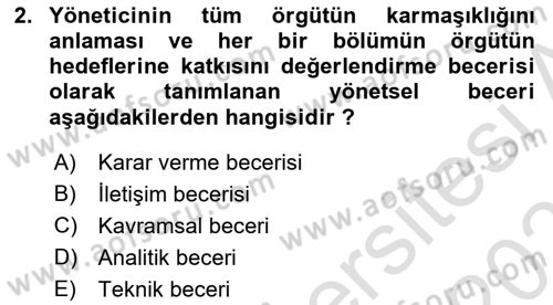 Bina ve Site Yöneticiliği Dersi 2024 - 2025 Yılı (Vize) Ara Sınav Soruları 2. Soru