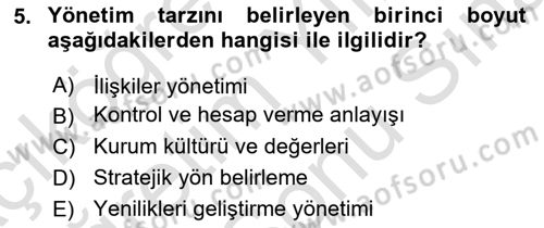 Bina ve Site Yöneticiliği Dersi 2024 - 2025 Yılı (Final) Dönem Sonu Sınav Soruları 5. Soru