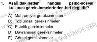 Bina ve Yapım Bilgisi Dersi 2012 - 2013 Yılı (Vize) Ara Sınav Soruları 1. Soru