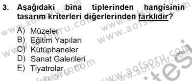 Bina ve Yapım Bilgisi Dersi 2013 - 2014 Yılı (Final) Dönem Sonu Sınav Soruları 3. Soru
