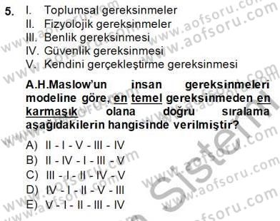 Bina ve Yapım Bilgisi Dersi 2014 - 2015 Yılı (Vize) Ara Sınav Soruları 5. Soru