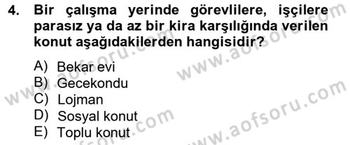 Bina ve Yapım Bilgisi Dersi 2014 - 2015 Yılı (Final) Dönem Sonu Sınav Soruları 4. Soru