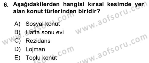 Bina ve Yapım Bilgisi Dersi 2017 - 2018 Yılı 3 Ders Sınav Soruları 6. Soru