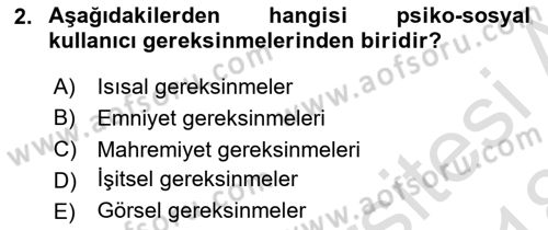 Bina ve Yapım Bilgisi Dersi 2017 - 2018 Yılı (Vize) Ara Sınav Soruları 2. Soru