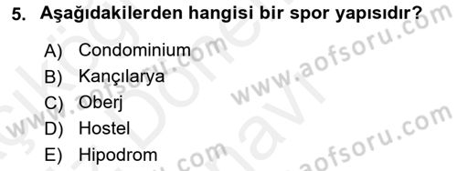 Bina ve Yapım Bilgisi Dersi 2017 - 2018 Yılı (Final) Dönem Sonu Sınav Soruları 5. Soru