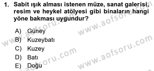 Bina ve Yapım Bilgisi Dersi 2018 - 2019 Yılı 3 Ders Sınav Soruları 1. Soru