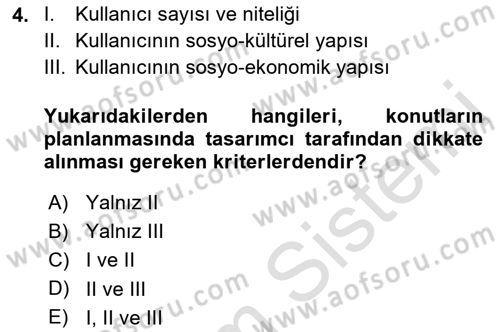 Bina ve Yapım Bilgisi Dersi 2019 - 2020 Yılı (Final) Dönem Sonu Sınav Soruları 4. Soru