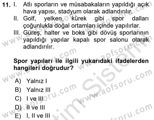 Bina ve Yapım Bilgisi Dersi 2025 - 2026 Yılı (Vize) Ara Sınav Soruları 11. Soru