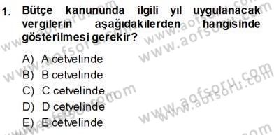 Gayrimenkullerde Vergilendirme Dersi Ara Sınavı Deneme Sınav Soruları 1. Soru
